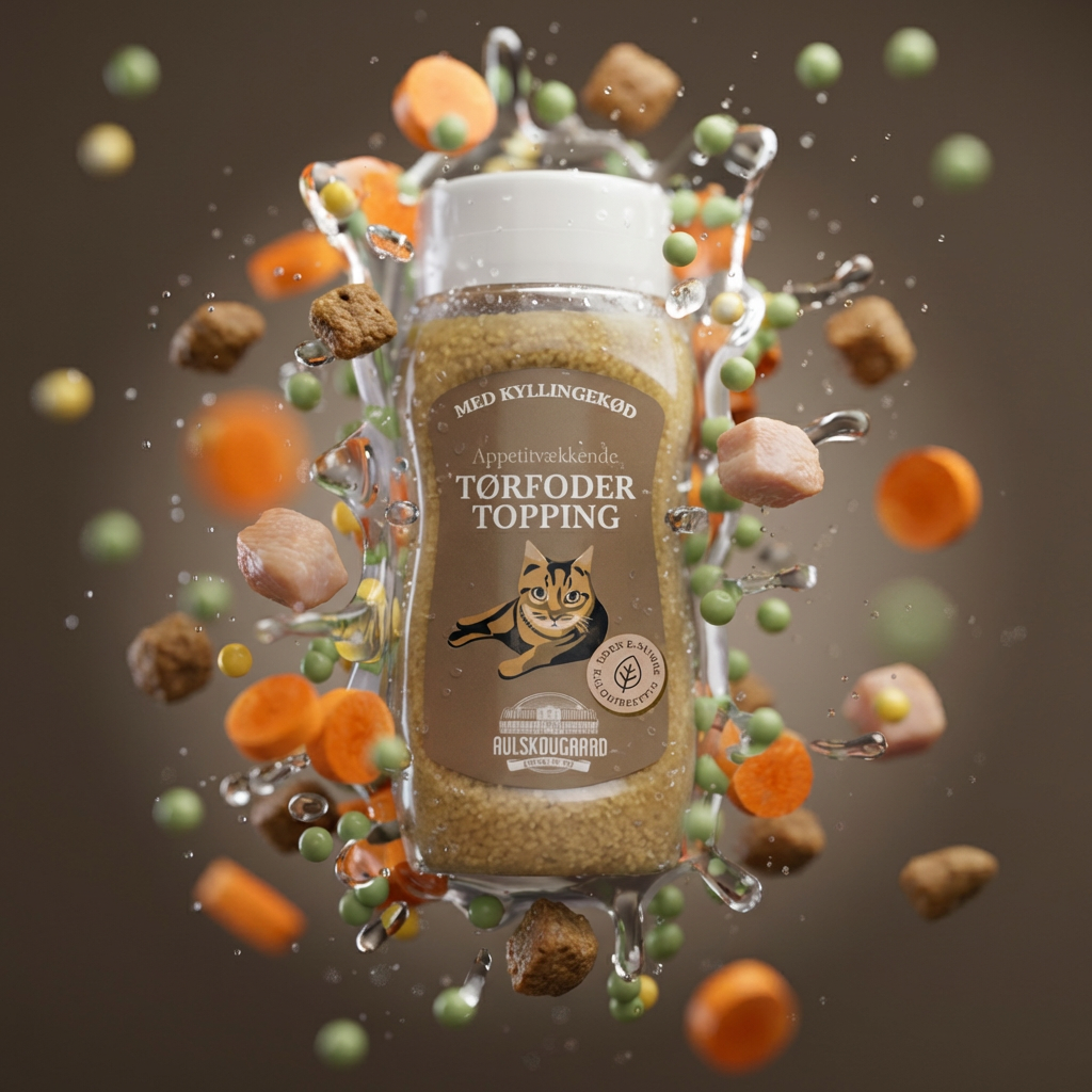 TØRFODER TOPPING MED KYLLING // KAT