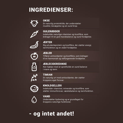 SMAGSPAKKE OKSE, KYLLING OG LAM