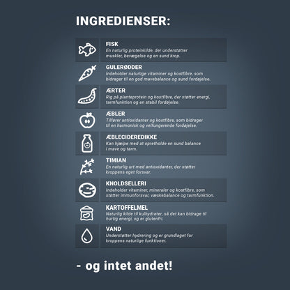 SMAGSPAKKE OKSE, KYLLING, LAM & FISK