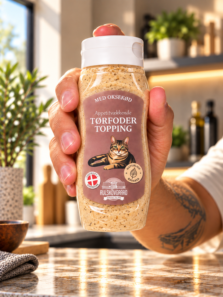TØRFODER TOPPING MED OKSE // KAT