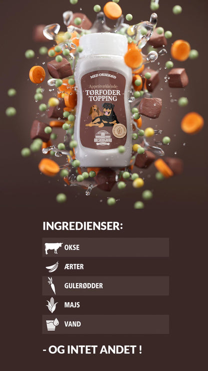 TØRFODDER TOPPING MED OKSE