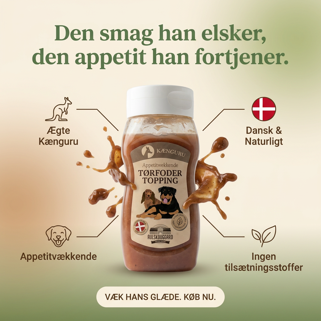 TØRFODER TOPPING MED KÆNGURU